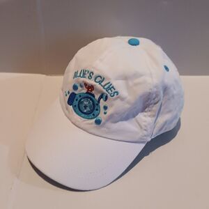 Vintage Nick Jr Blues Clues Baseball Cap-Youth Boys-2000-Embroidered-Adjustable